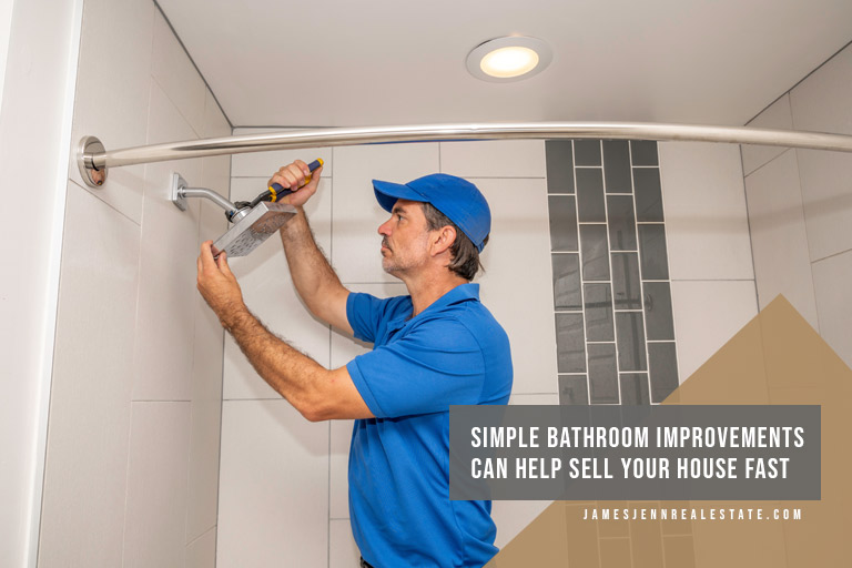 Simple bathroom improvements can help sell your house fast